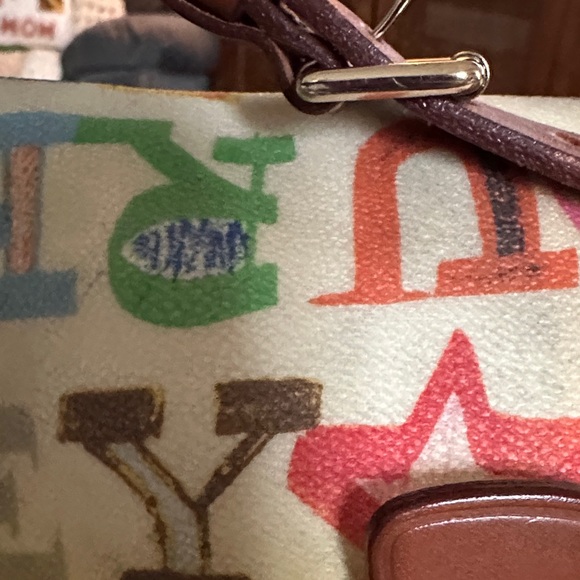 Dooney & Bourke Multicolor Alphabet Shoulder Bag - Picture 4 of 9